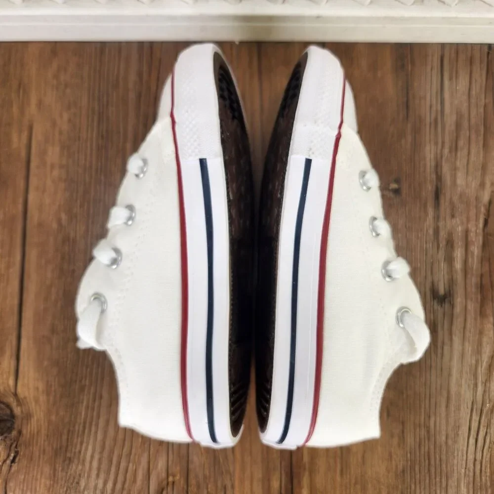 Converse Chuck Taylor All Star Infant Size 9 Optical White Canvas Shoes 7J256